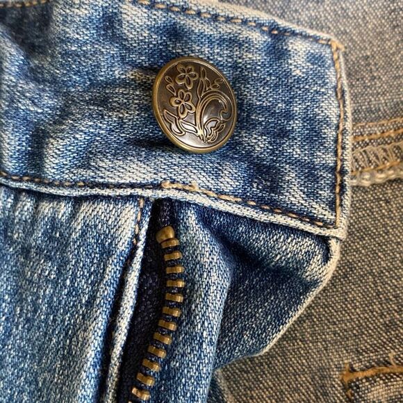 Vintage Sailor Nautical Capri Length Jeans Size 6 - Picture 8 of 11